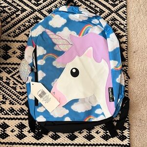 Crayola Unicorn Backpack - Sky Blue and Lavender
